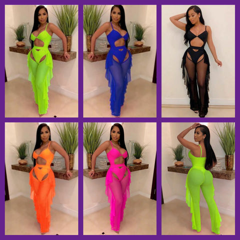 Hollow Out Swimsuit Set